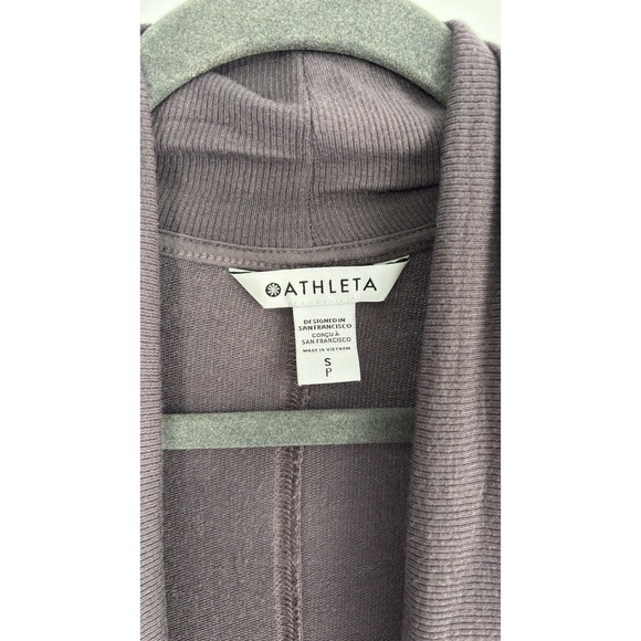 $90 Athleta Pranayama Restore Cardigan Sweater Lightweight Knit Women's Size S - Picture 4 of 7